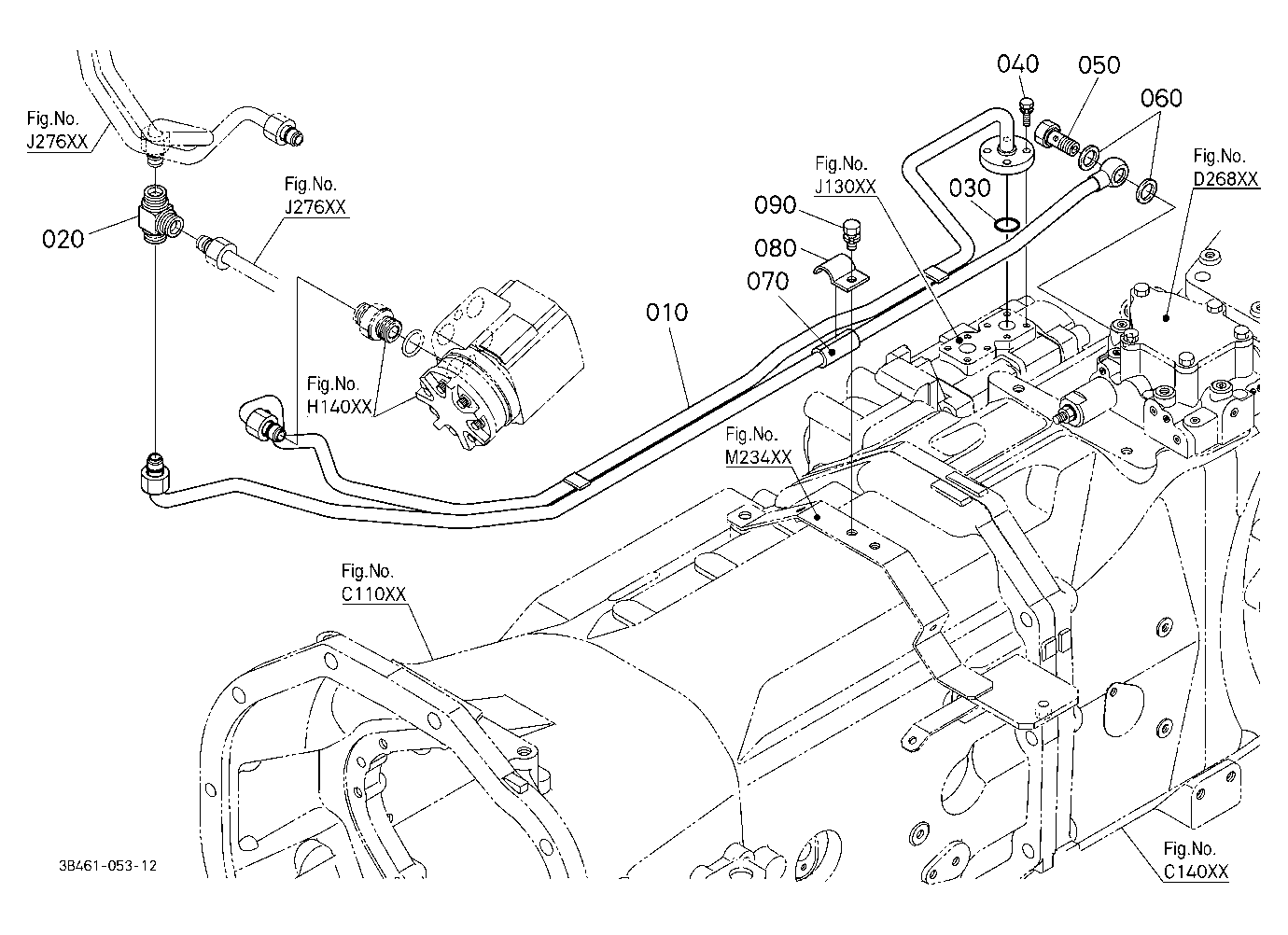 Hydraulic Oil Line (Steering/Pto)
