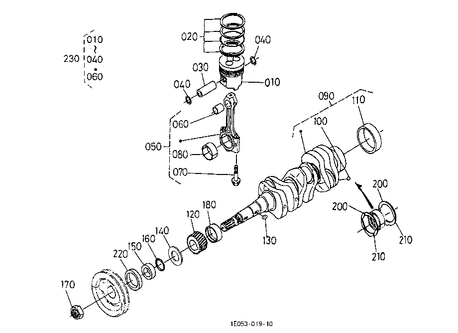 Piston And Crankshaft