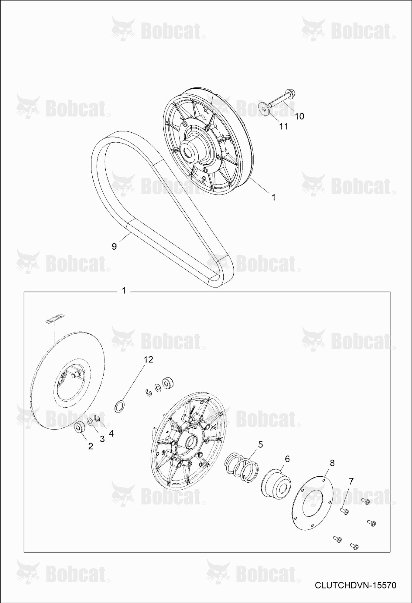 Drive TRAIN, Secondary Clutch