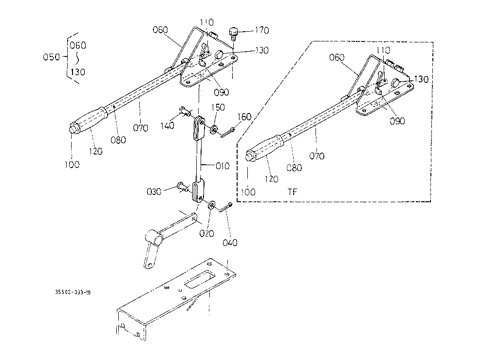 Pto Clutch Lever [Only M4030Su---Old Type]