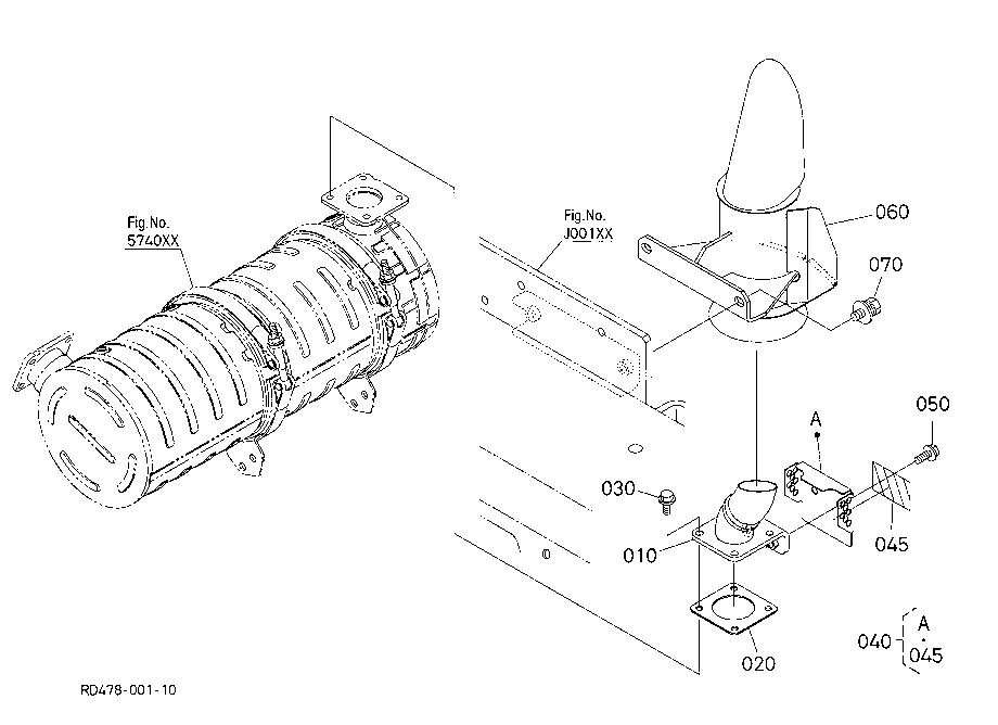 Diesel Particulate Filter Muffler Cover