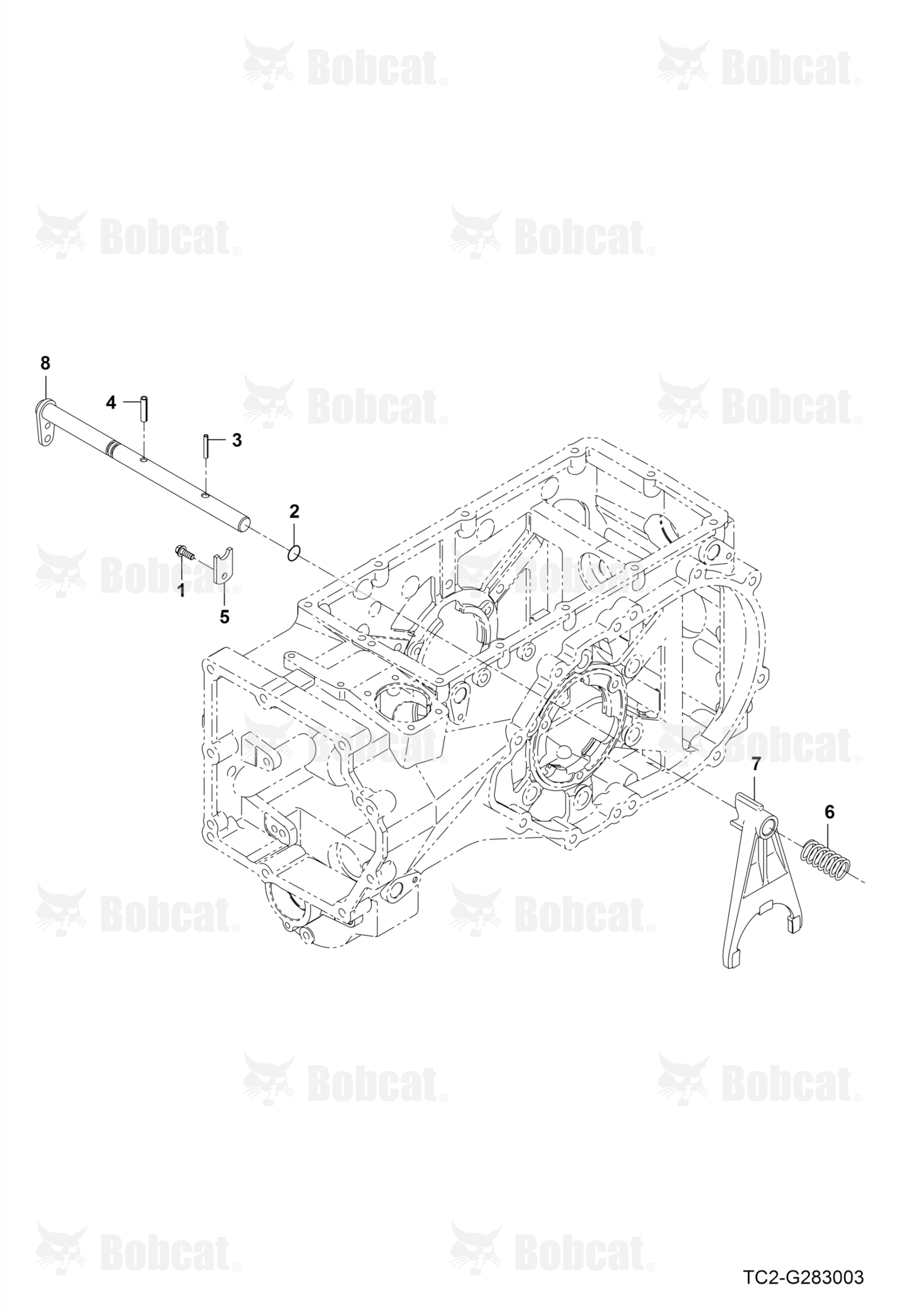 Rear DIFF Lock Group
