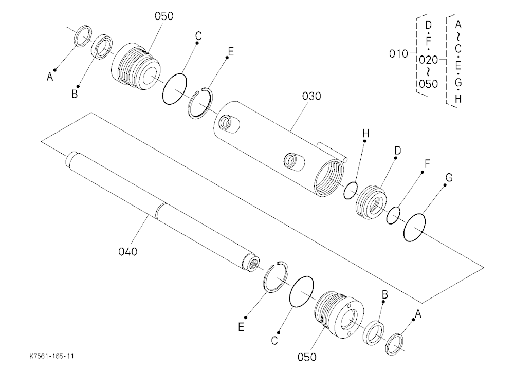 Steering Cylinder [Component Parts]