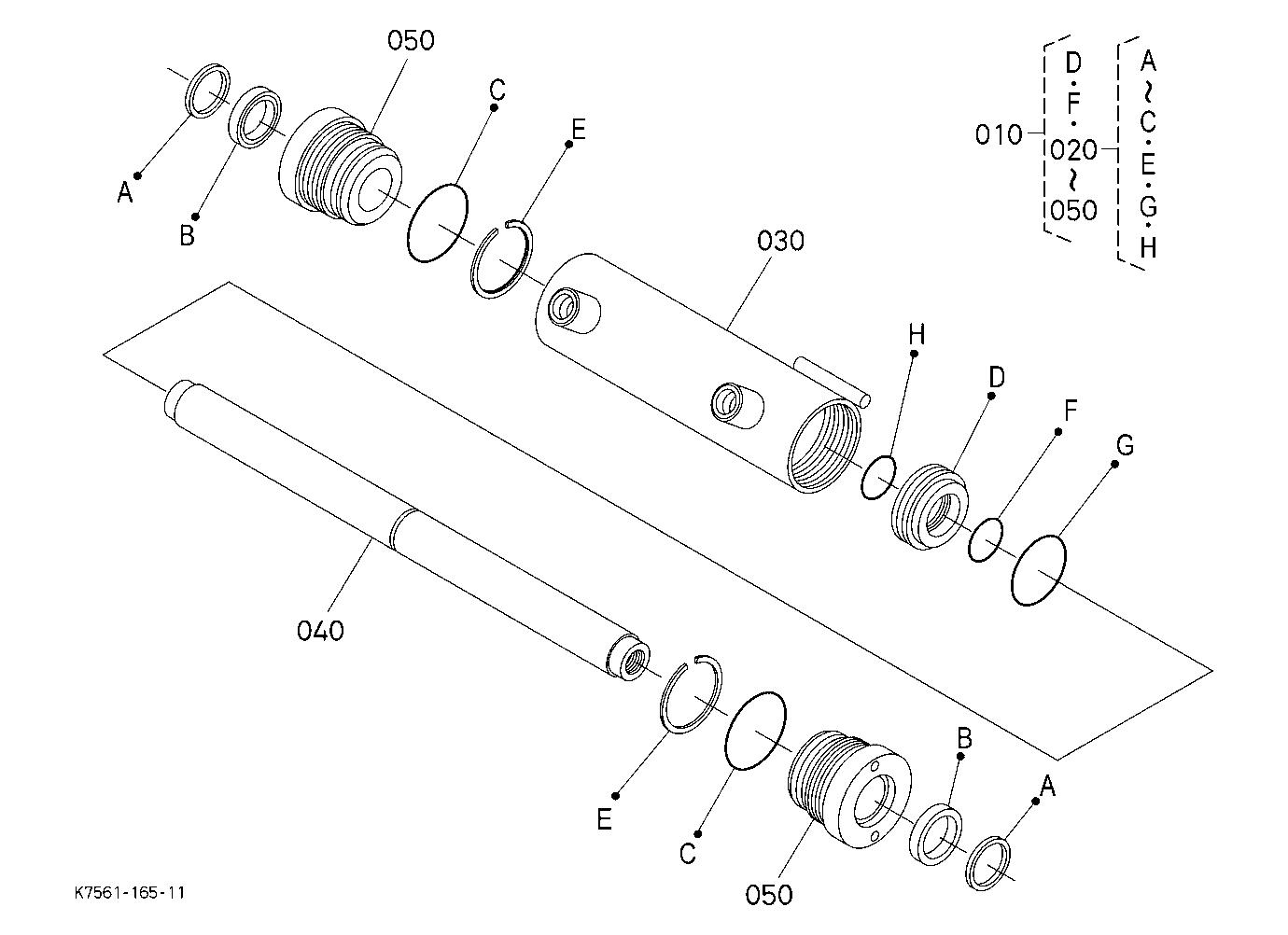 Steering Cylinder [Component Parts]