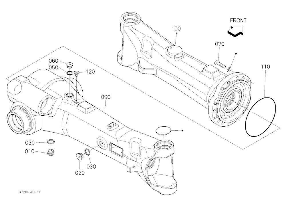 Front Axle Housing [Front Axle Component]