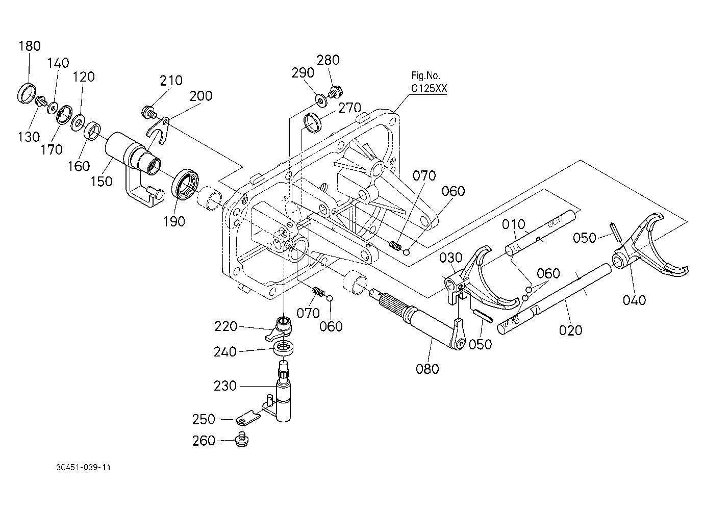 Main Gear Shift Fork