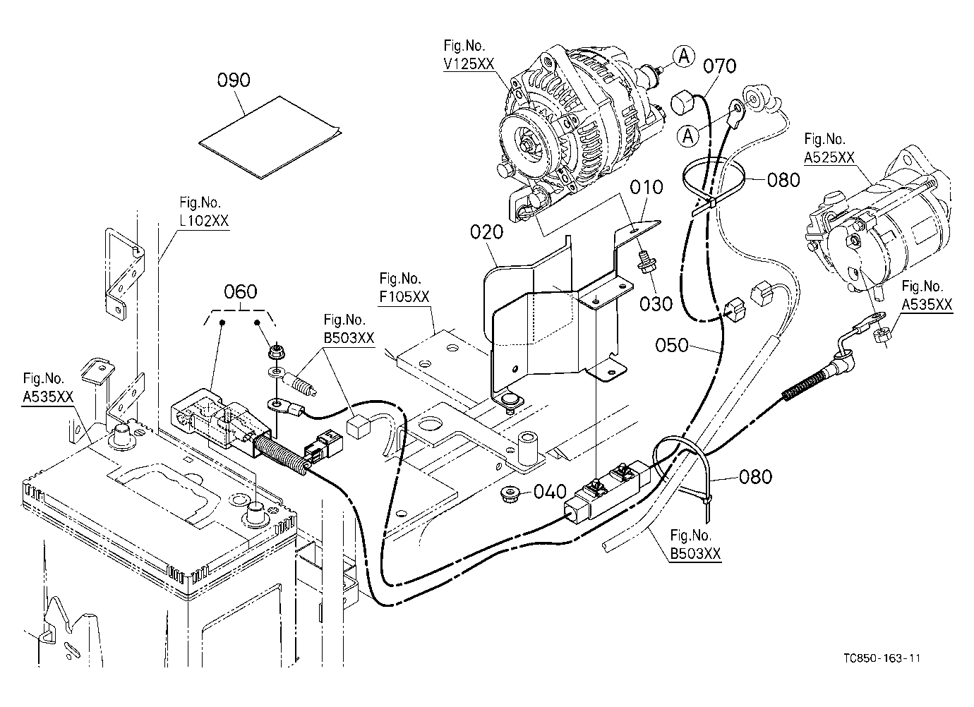 Alternator Kit (Electrical Wiring) (W/G No.Mx6802)
