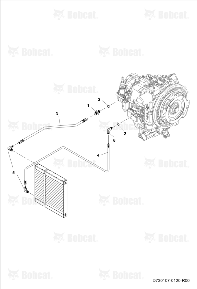 Transmission Oil Cooler CIRCUIT-MECHANIC TRANS