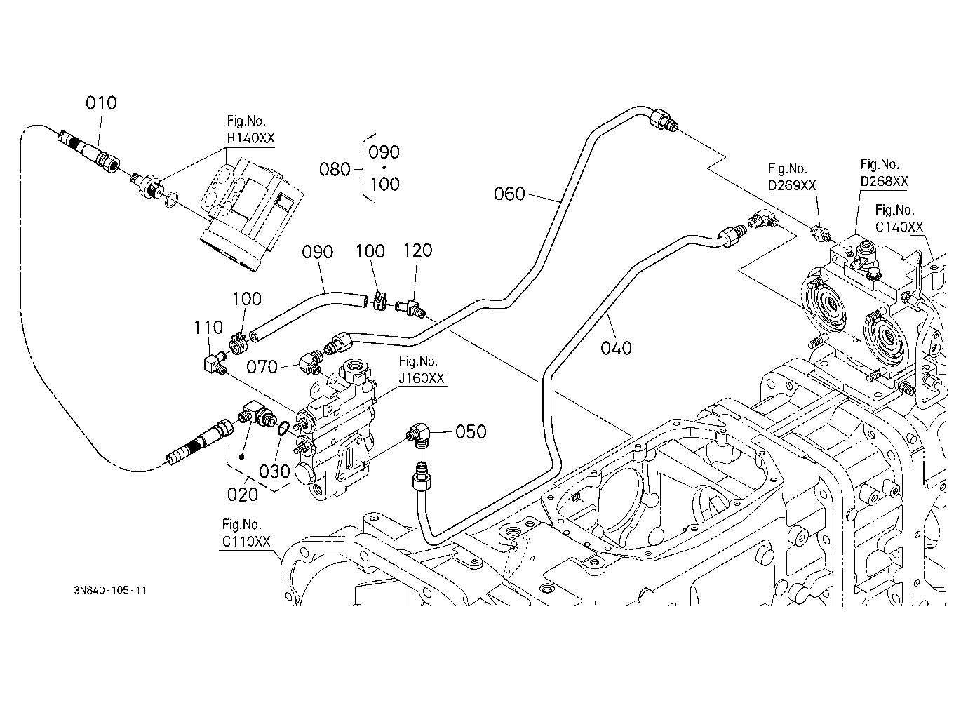 Hydraulic Oil Line (Steering/Pto)