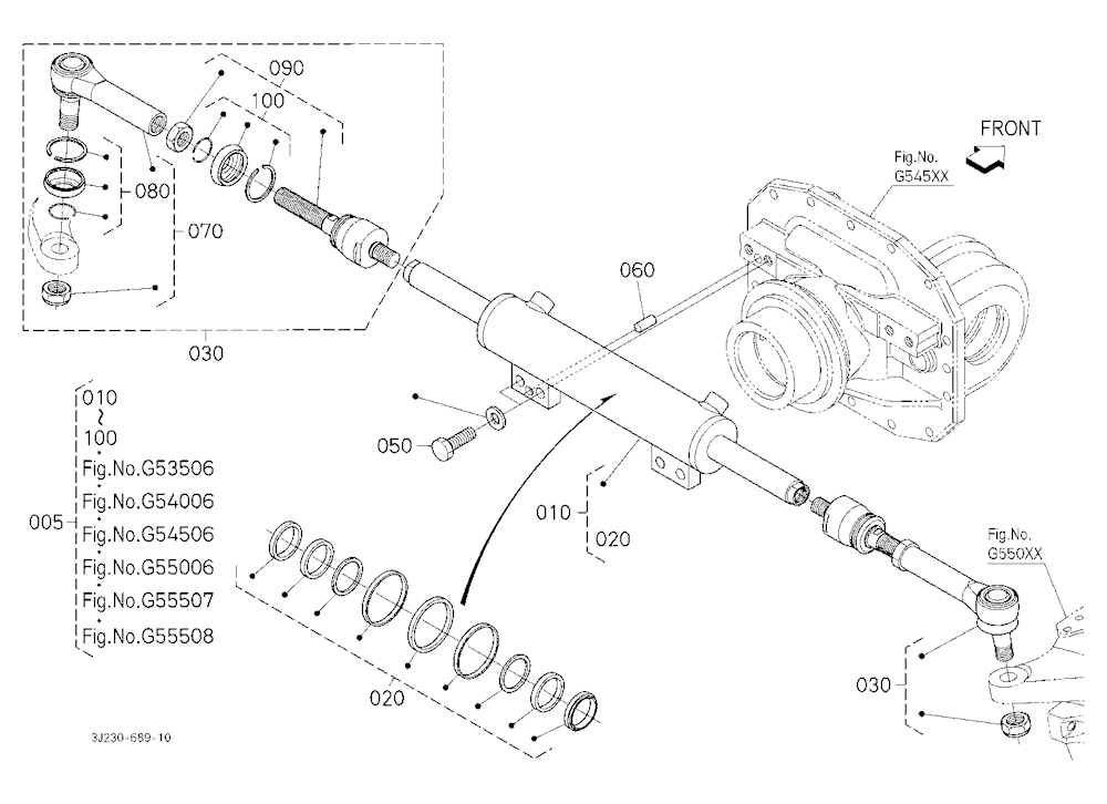 Tie Rod/Steering Cylinder [Front Axle Component] [