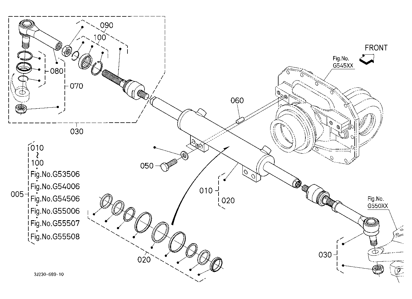 Tie Rod/Steering Cylinder [Front Axle Component] [