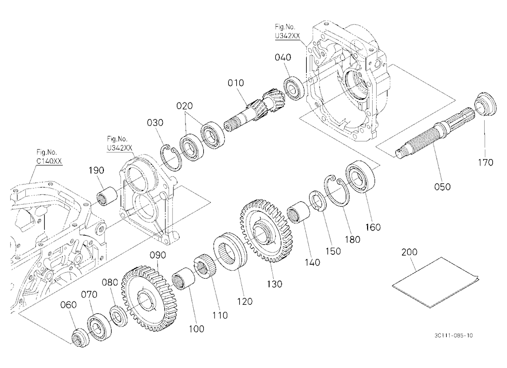 Pto (540/540E) Conversion Kit (Gear)(W/G No.M7690)