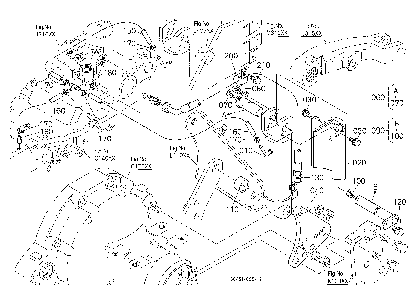 3P-Lift Assist Cylinder Lh