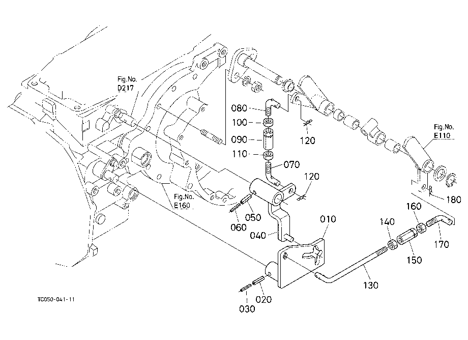 Range Gear Shift Rod