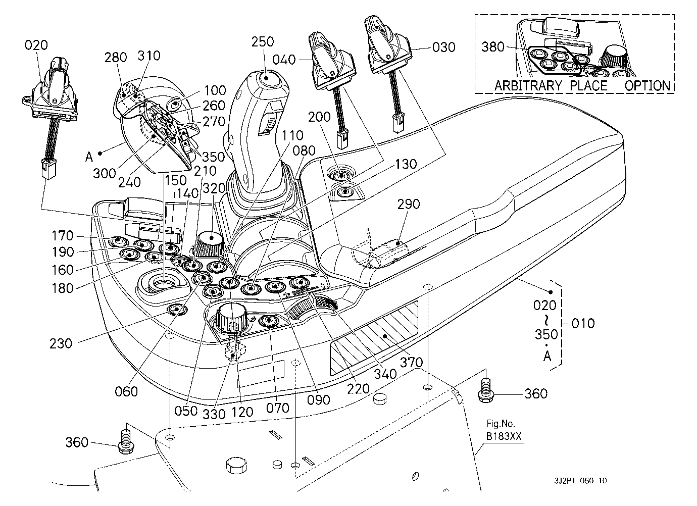Armrest [With Joystick] [W/O Front Pto]