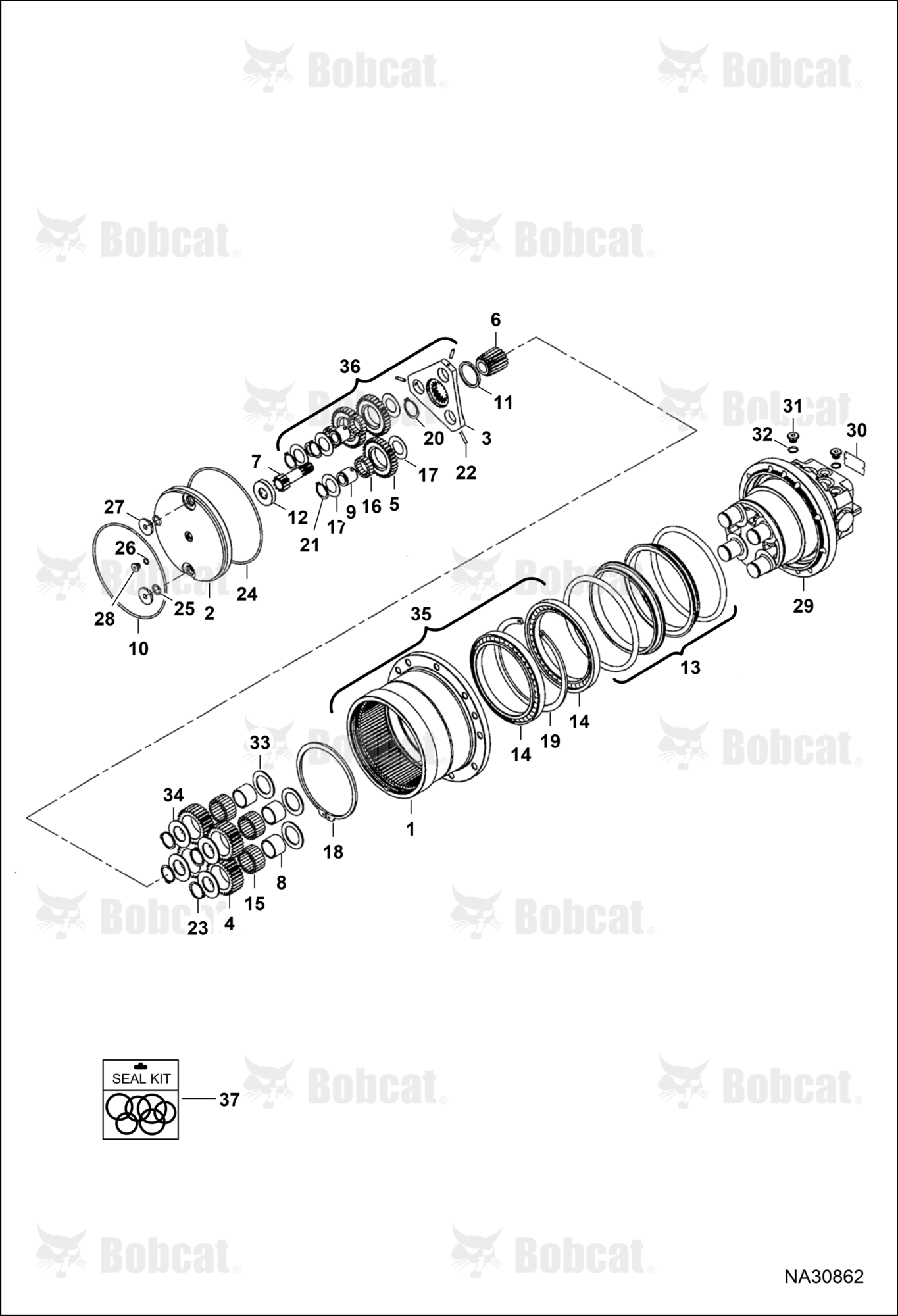 Travel Motor (Assembly)