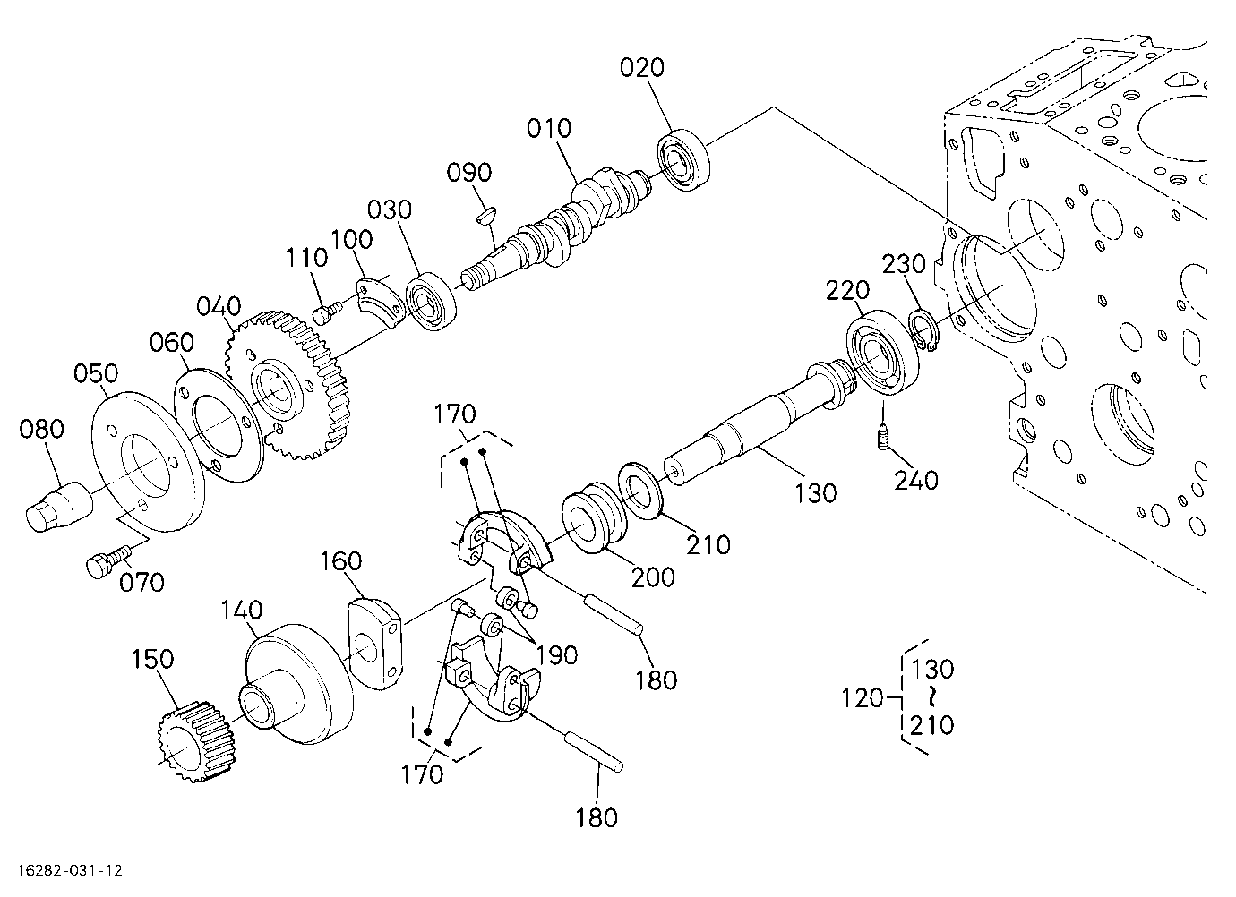 Fuel Camshaft And Governor Shaft
