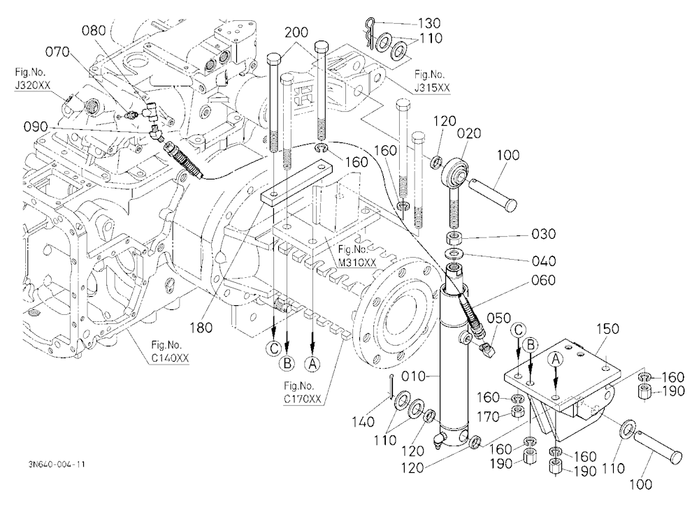 Assist Cylinder Kit Lh (W/G No.M9269B) [Option]