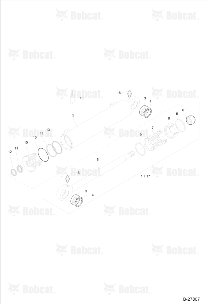 Hydraulic Cylinder - Steering Z 70/30