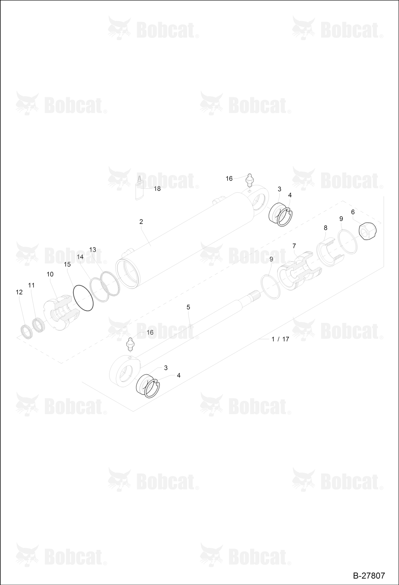 Hydraulic Cylinder - Steering Z 70/30