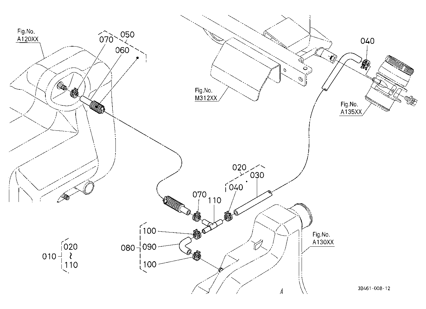 Fuel Pipe (Fuel Tank Breather)