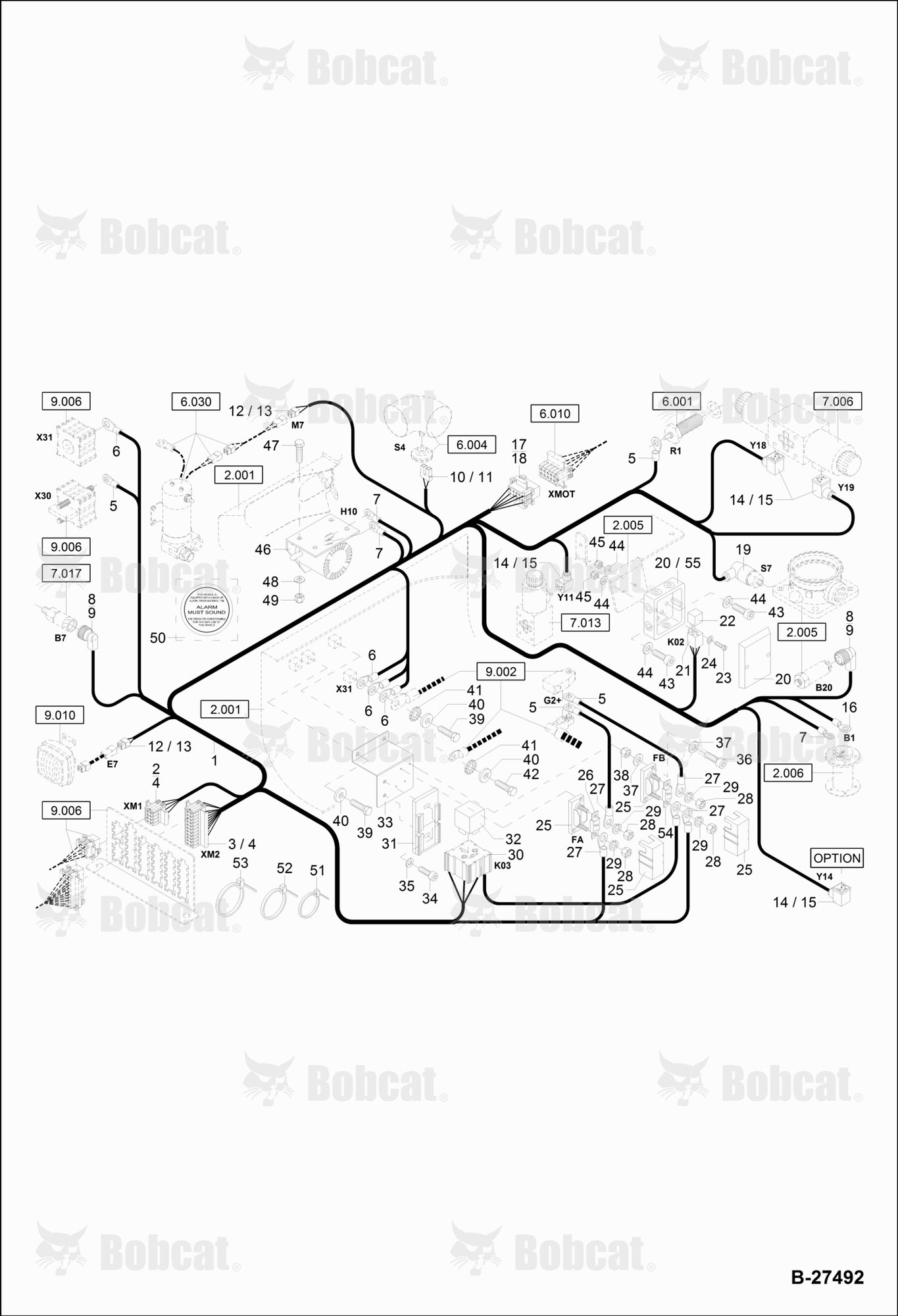 Electric Installation - Machine  120000A96 - 120000A2841