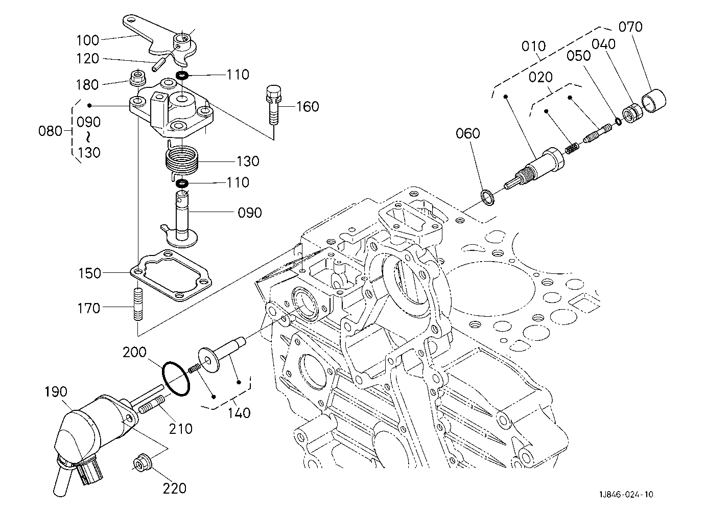 Engine Stop Lever