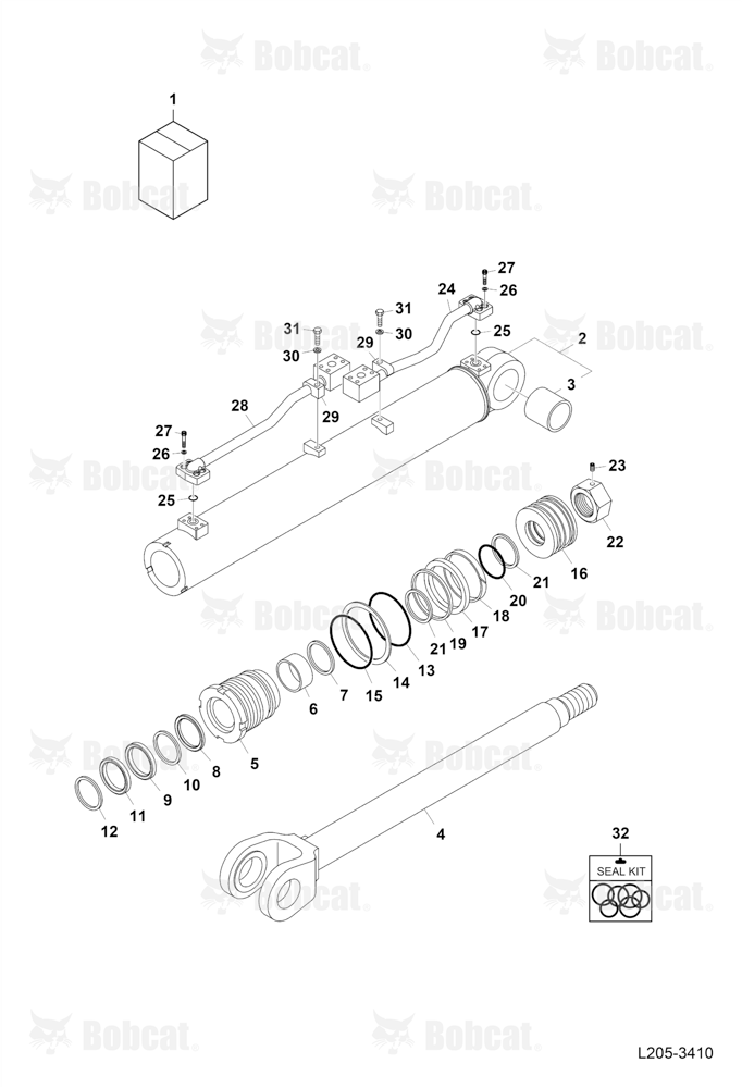Lift Cylinder (L.H.)