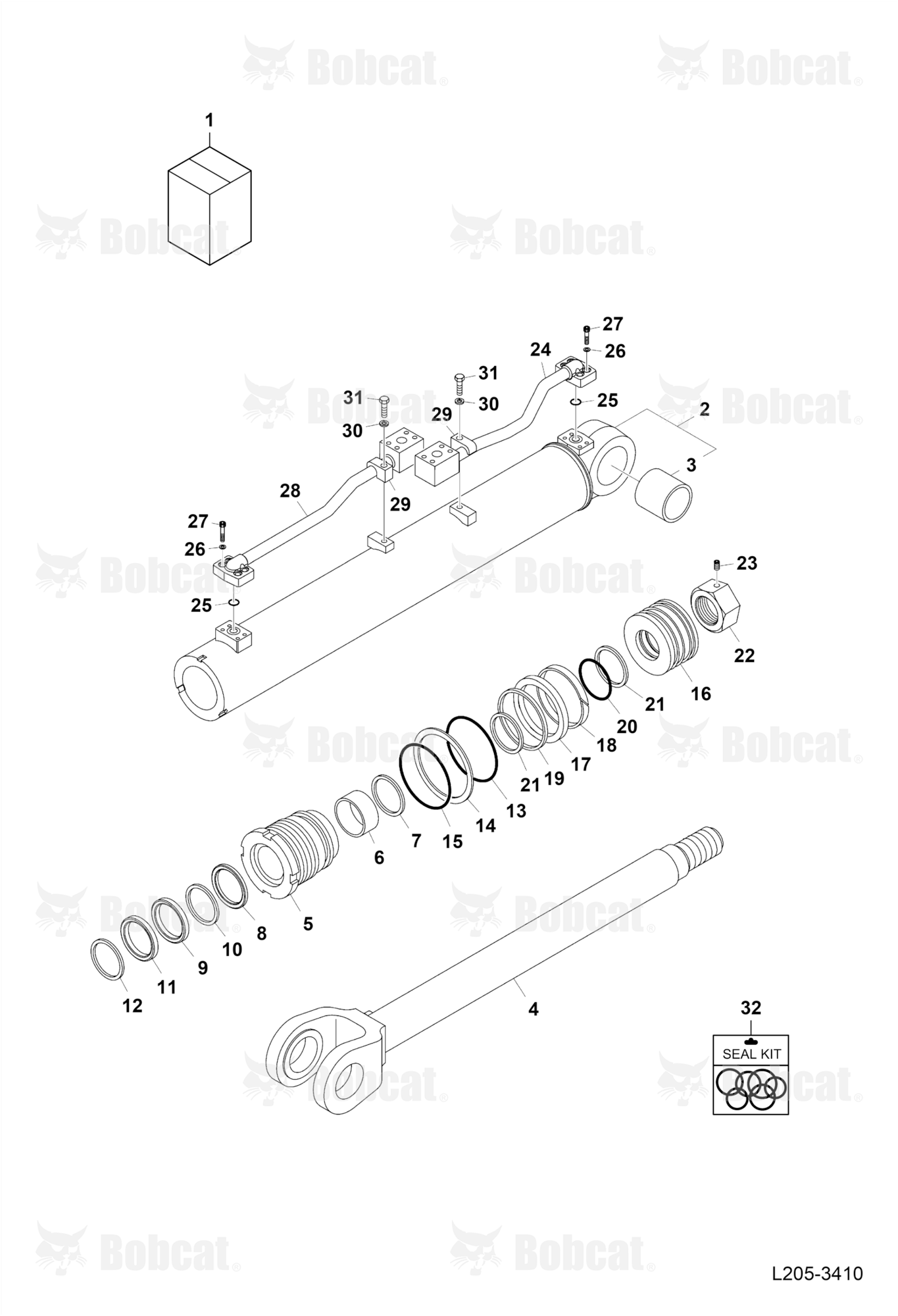 Lift Cylinder (L.H.)