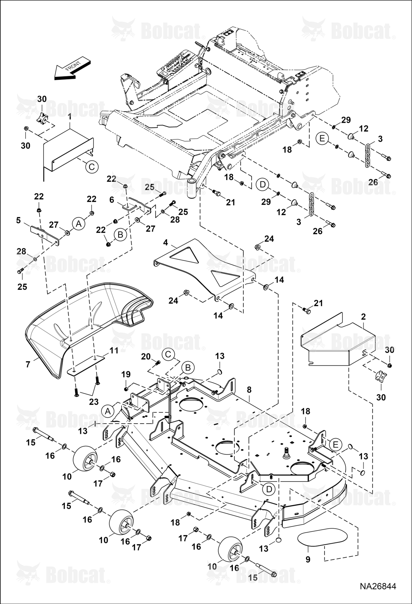 DECK, Wheels & Covers (48")