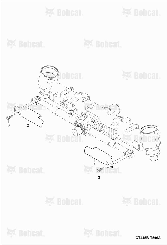 Cylinder Cover Group (Dual Steering Cylinders)