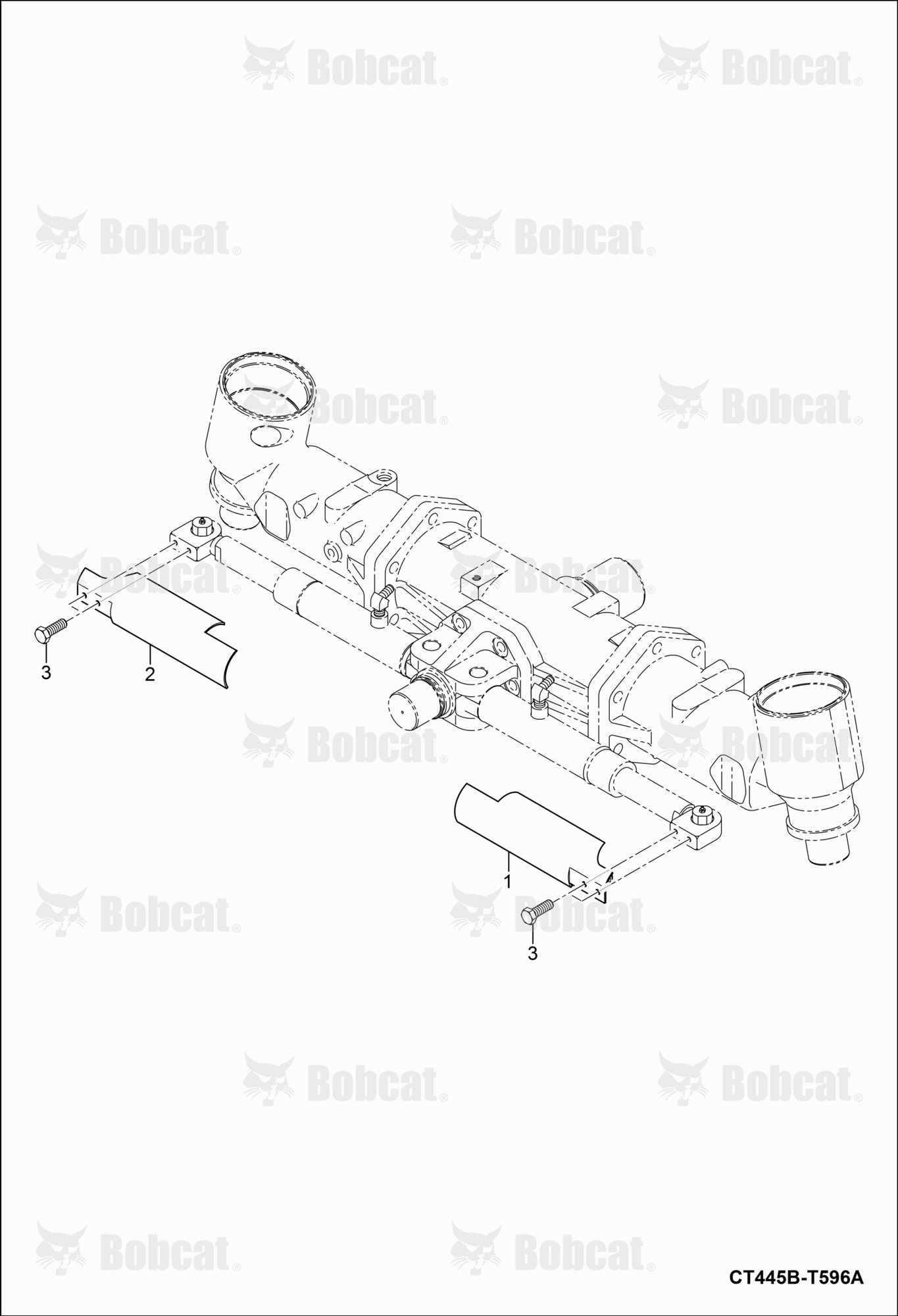 Cylinder Cover Group (Dual Steering Cylinders)