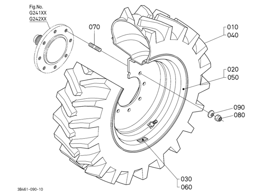Front Wheel (280/70R18 R1)