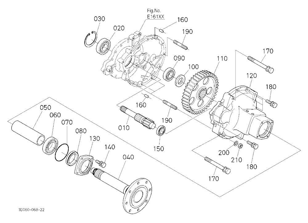 Rear Axle Lh