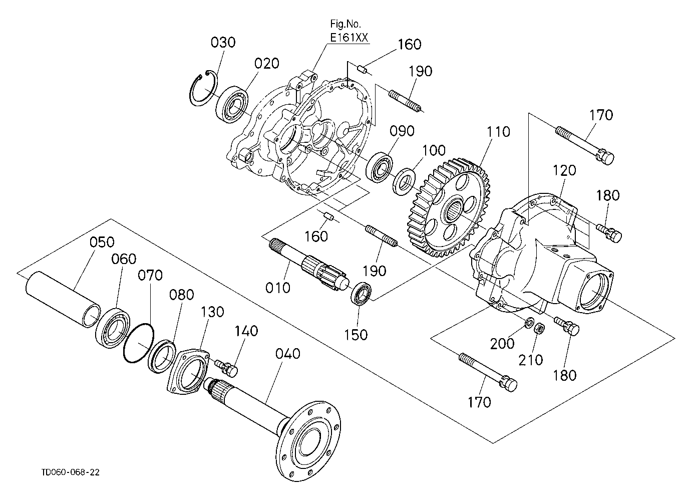Rear Axle Lh