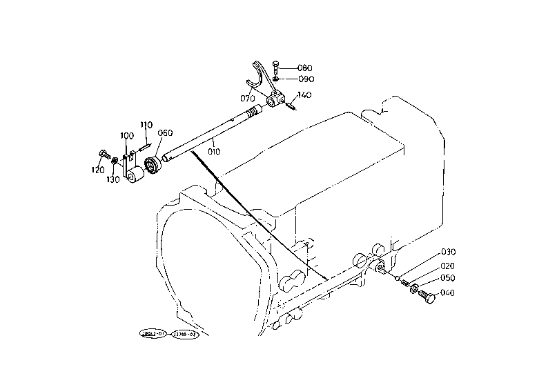 Pto Gear Shift Fork [With Wet Clutch]