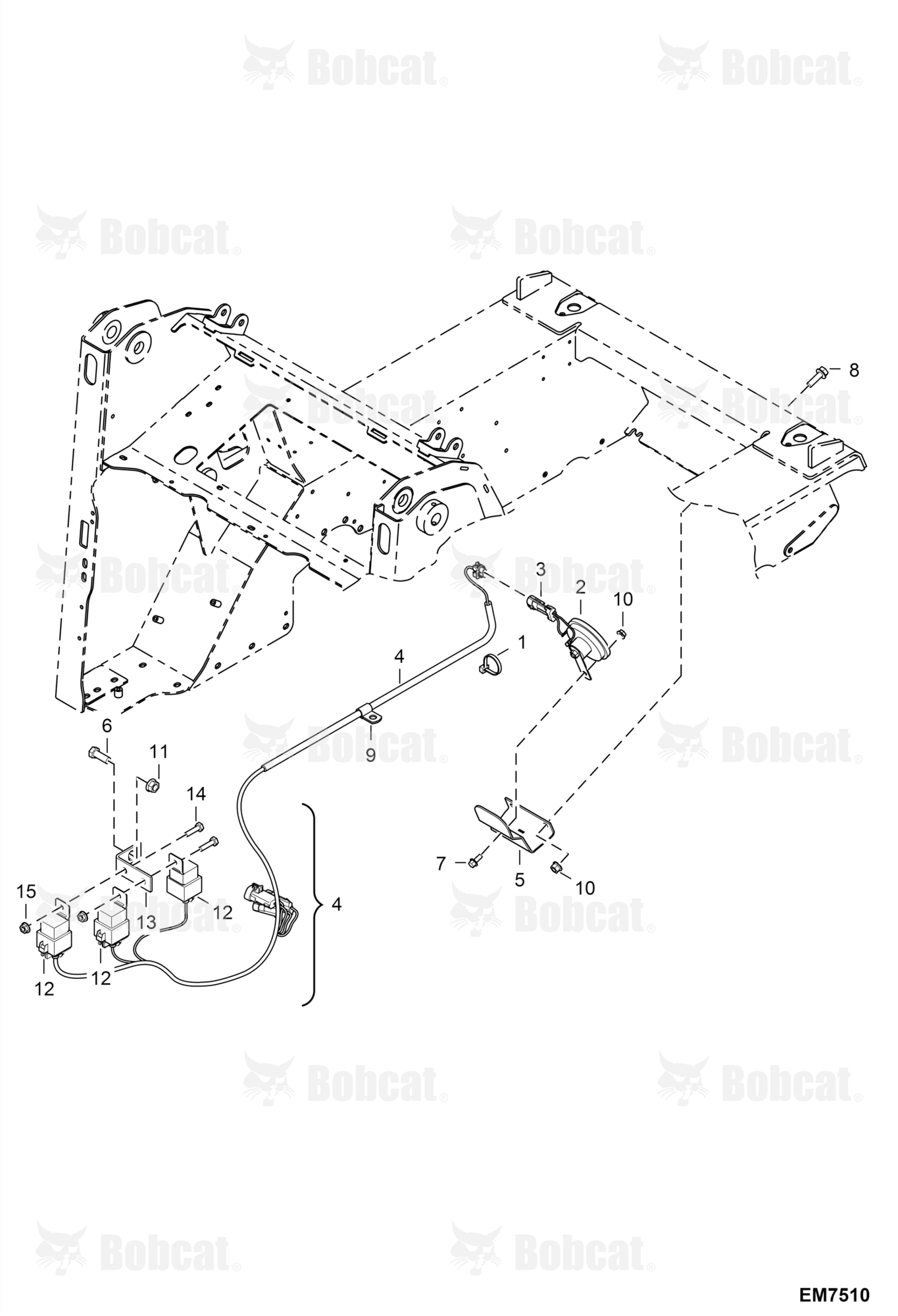 Horn (Manual Controls W/Deluxe Handles Or Selectable Joystic Controls) (Model 0054.0003.01)
