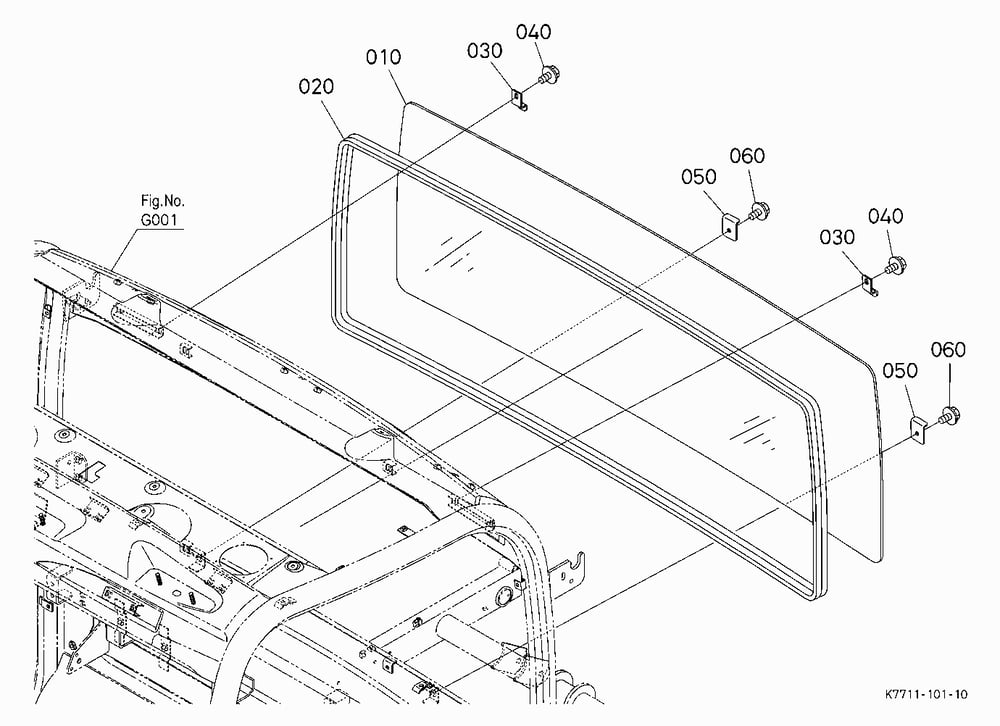 HATCH BACK GLASS