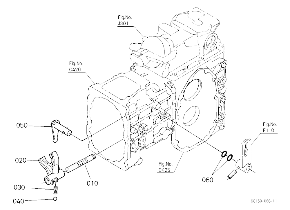 Range Gear Shift Fork