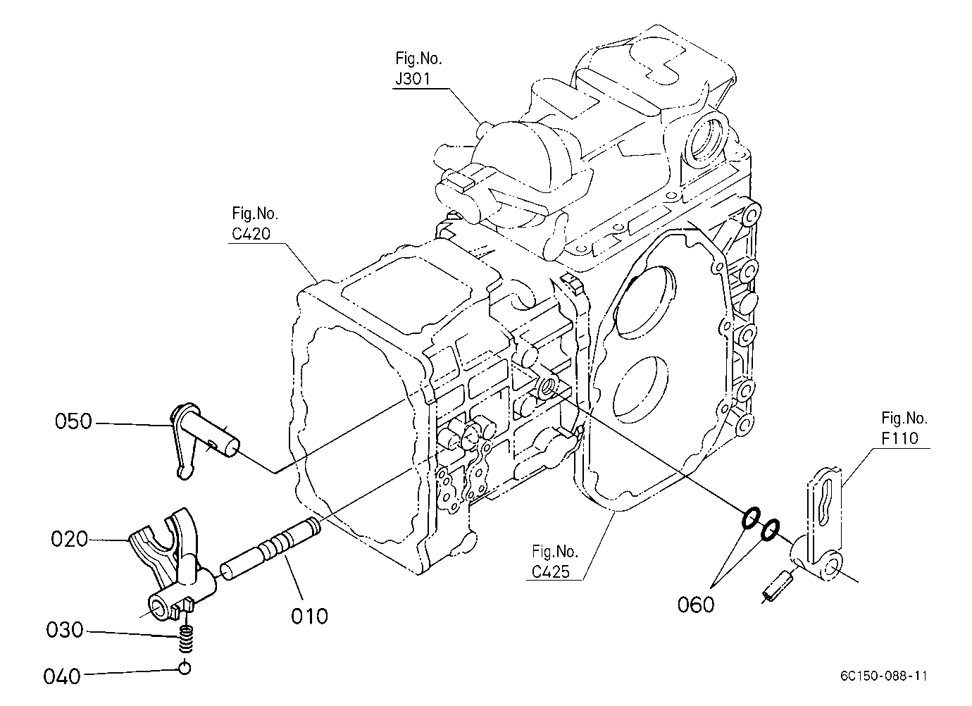 Range Gear Shift Fork