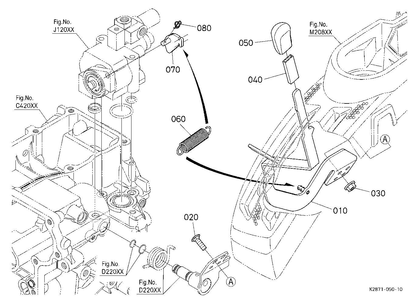 Pto Gear Shift Lever