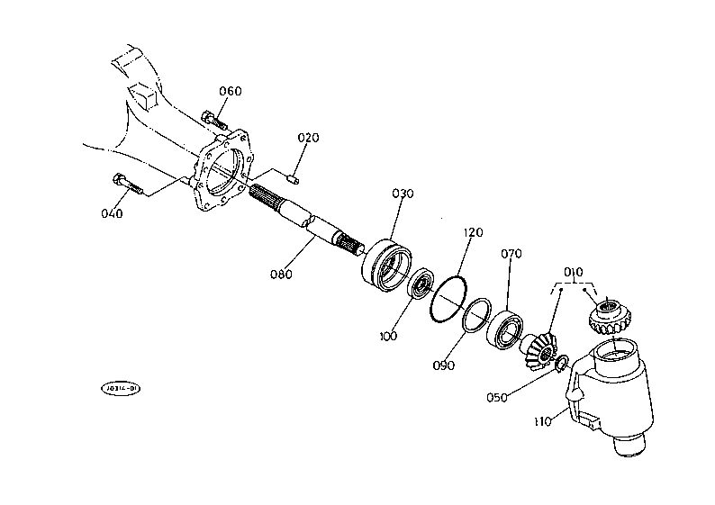 Diff.Gear Shaft