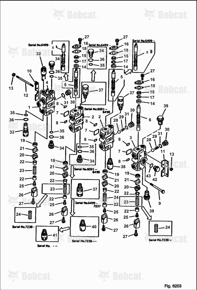 4-SPOOL Valve (1/2) (R.H. TRAVEL, BUCKET, BOOM, Boom SWING)