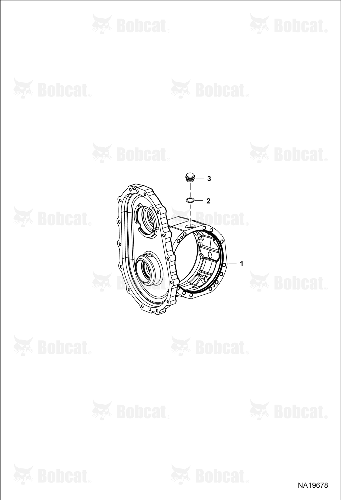 Rear Axle (Central Housing)  B53A11001 - B53A11999