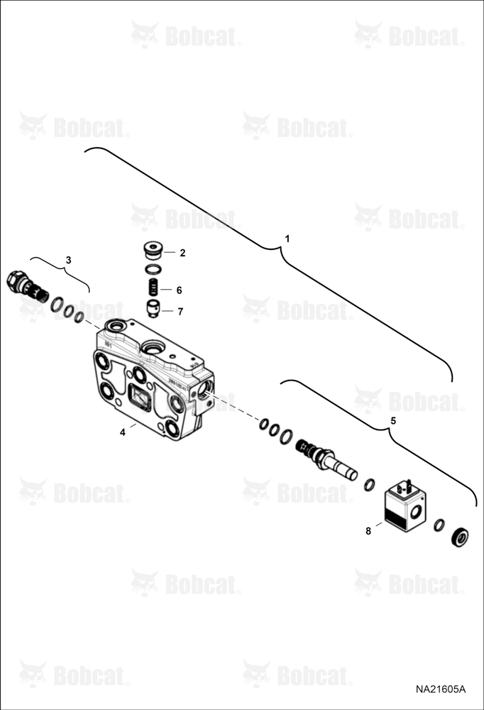 Hydraulic Control Valve (Outlet Section)