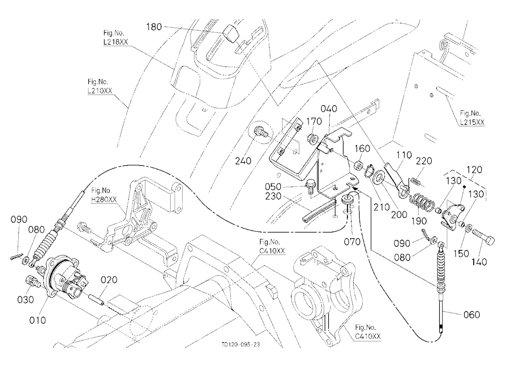 Pto Clutch Control Lever