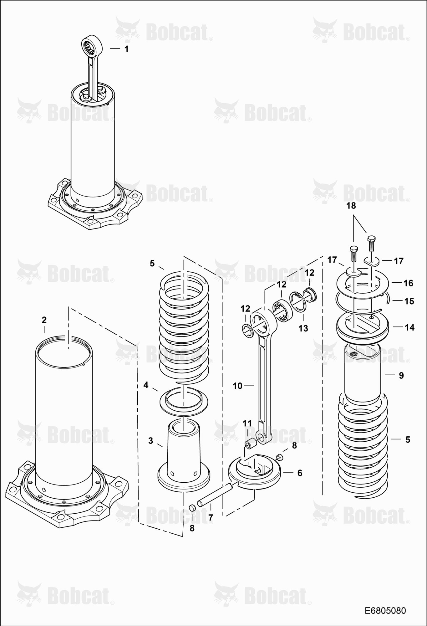 Repair Kit Spring Leg