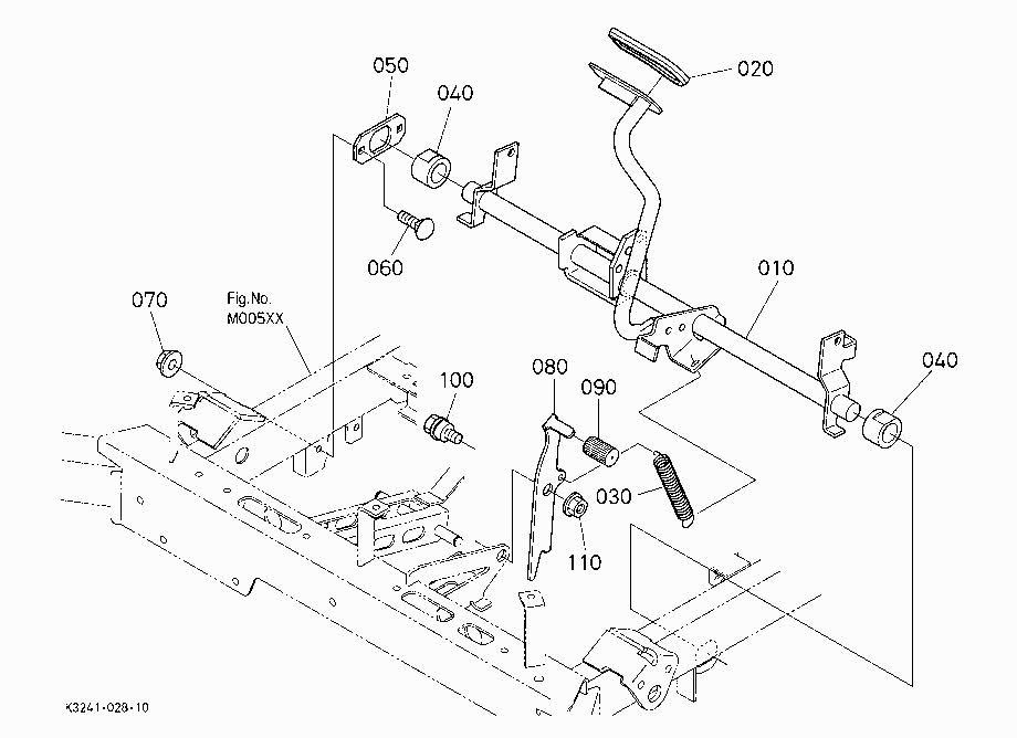 PARKING BRAKE PEDAL