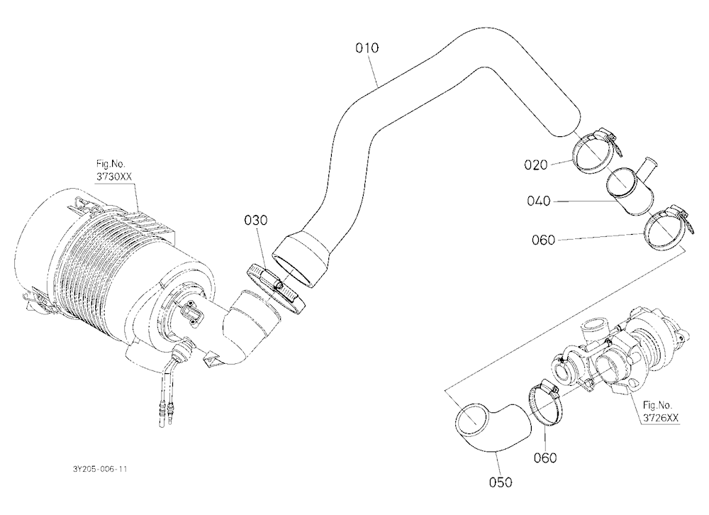 Inlet Pipe (Air Cleaner)