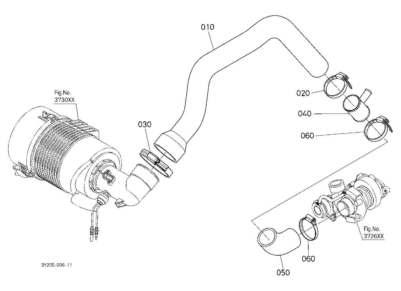 Inlet Pipe (Air Cleaner)